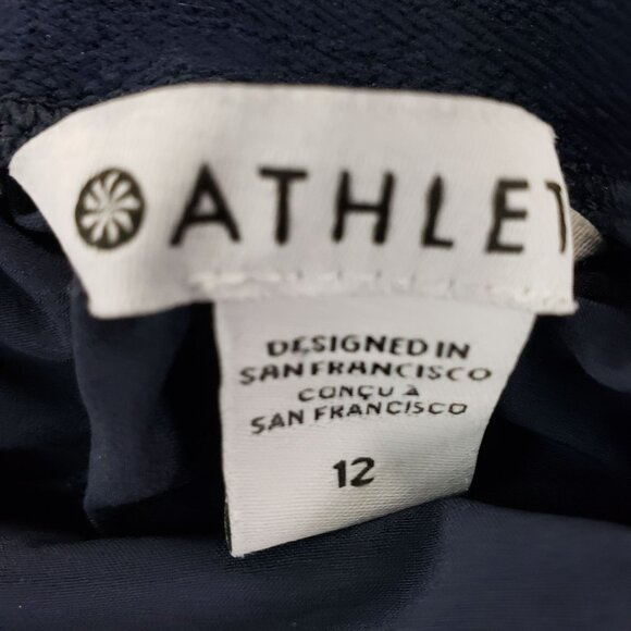 Athleta Athletic Pants With Zippered Ankles & Stretch Waistband Womens 12 - Picture 10 of 10